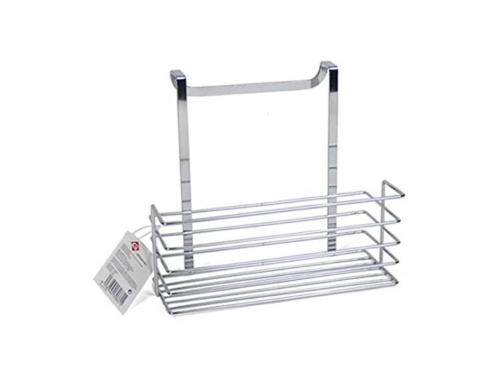 Gerimport - Hangend Douche rek 1 Laags - Geschikt voor douchedeur of douchewand - 25x10x22cm - Badkamer - Doucherek