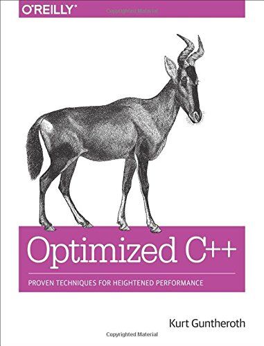 Kurt Guntheroth - Optimized C++ - Preis vom 30.09.2026 22:30:23 h