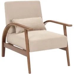 SESSEL Stoff Beige Skara