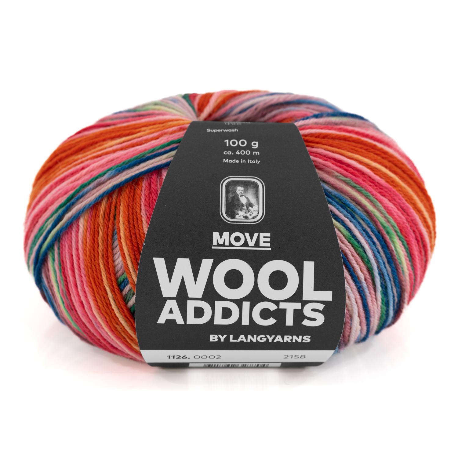 Lang Yarns Sockenwolle WOOLADDICTS Move