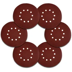 Vago-Tools 25x Klett Schleifscheiben 225 Schleifpapier 10 Loch Körnung 60