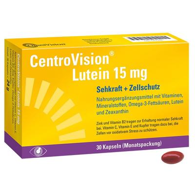 Centrovision Lutein 15 mg Kapseln 30 St