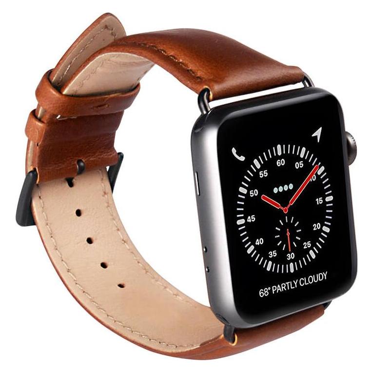 Carl BUFFALO Watchband Brown (Genuine Leather) (590063)