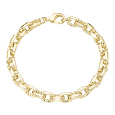 Gliederarmband FIRETTI "Schmuck Geschenk Tombak Armschmuck Armband Langankerkette" Gr. 21, gold (gelbgoldfarben), Armbänder, Damen, 21, Tombak, Gliederarmband, Made in Germany