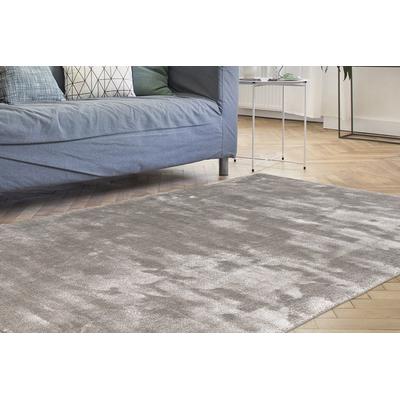 Teppich PADIRO "Village 125", silber (silberfarben), B:160cm H:12mm L:230cm, Bambus, Teppiche, Teppich