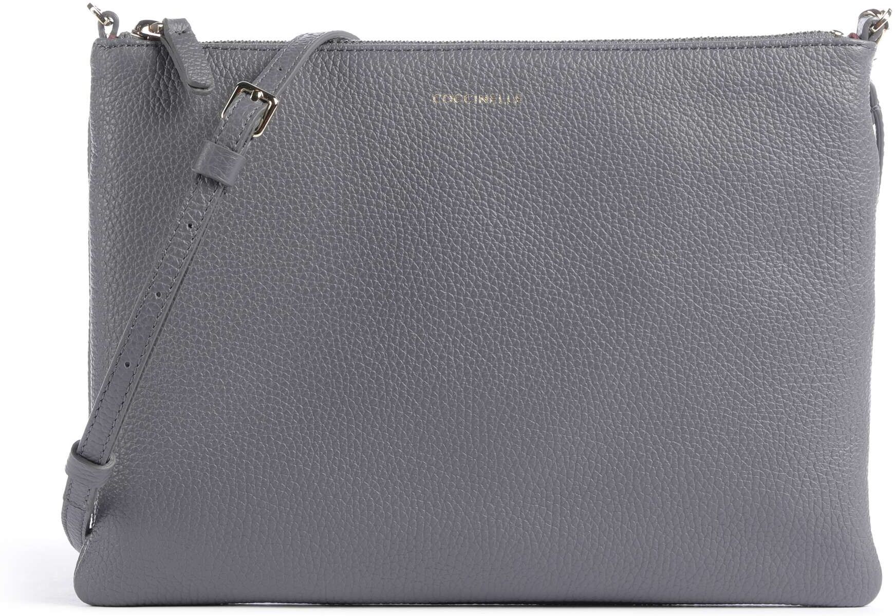 Coccinelle Best Umhängetasche aus Leder, blau