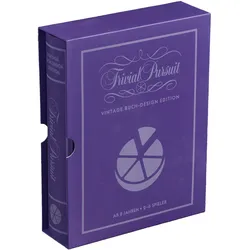 Trivial Pursuit Brettspiel Vintage Buch Edition Quizspiel Gesellschaftsspiel ab 8 Jahren