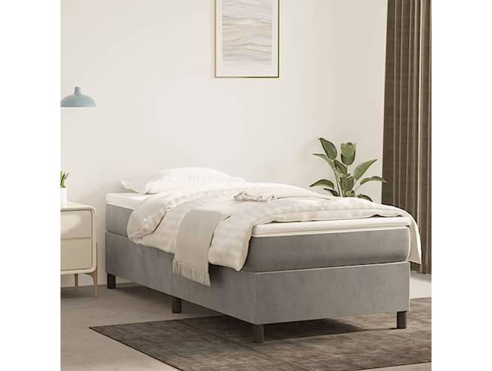 Matratzenauflage, 90 x 220 x 5 cm, atmungsaktiver Schaumstoff Waschbar, weicher Stoff, vielseitig einsetzbar, Gästebett, Sofa, Wohnwagen, Komfortschaum