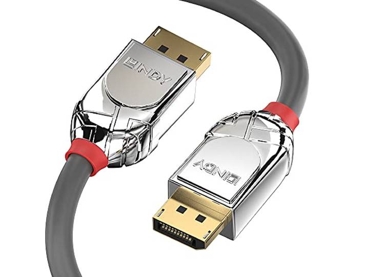 LINDY 2m Cromo® DisplayPort-kabel, antraciet