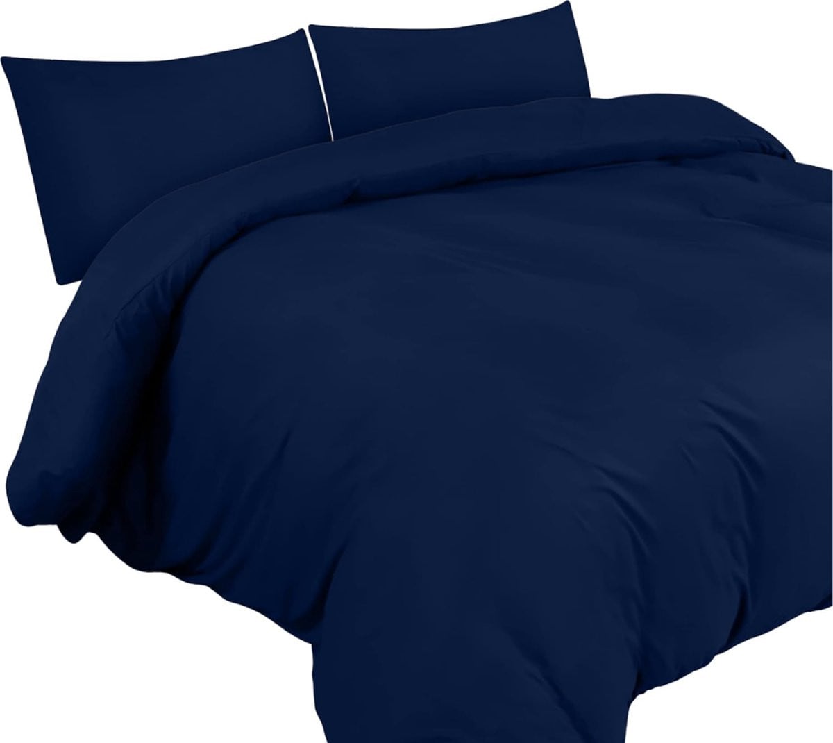 DYVNS Beddengoed Set Blauw - Tweepersoons Dekbedovertrek met Kussenslopen - 200 x 200 cm