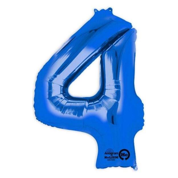 Amscan Folienballon Zahl 0 (1x) (9906285)