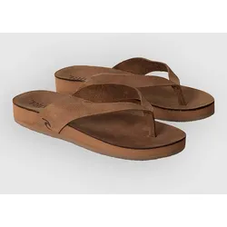 Rip Curl Freedom Leather Bloom Open Toe Sandalen tan Gr. 39