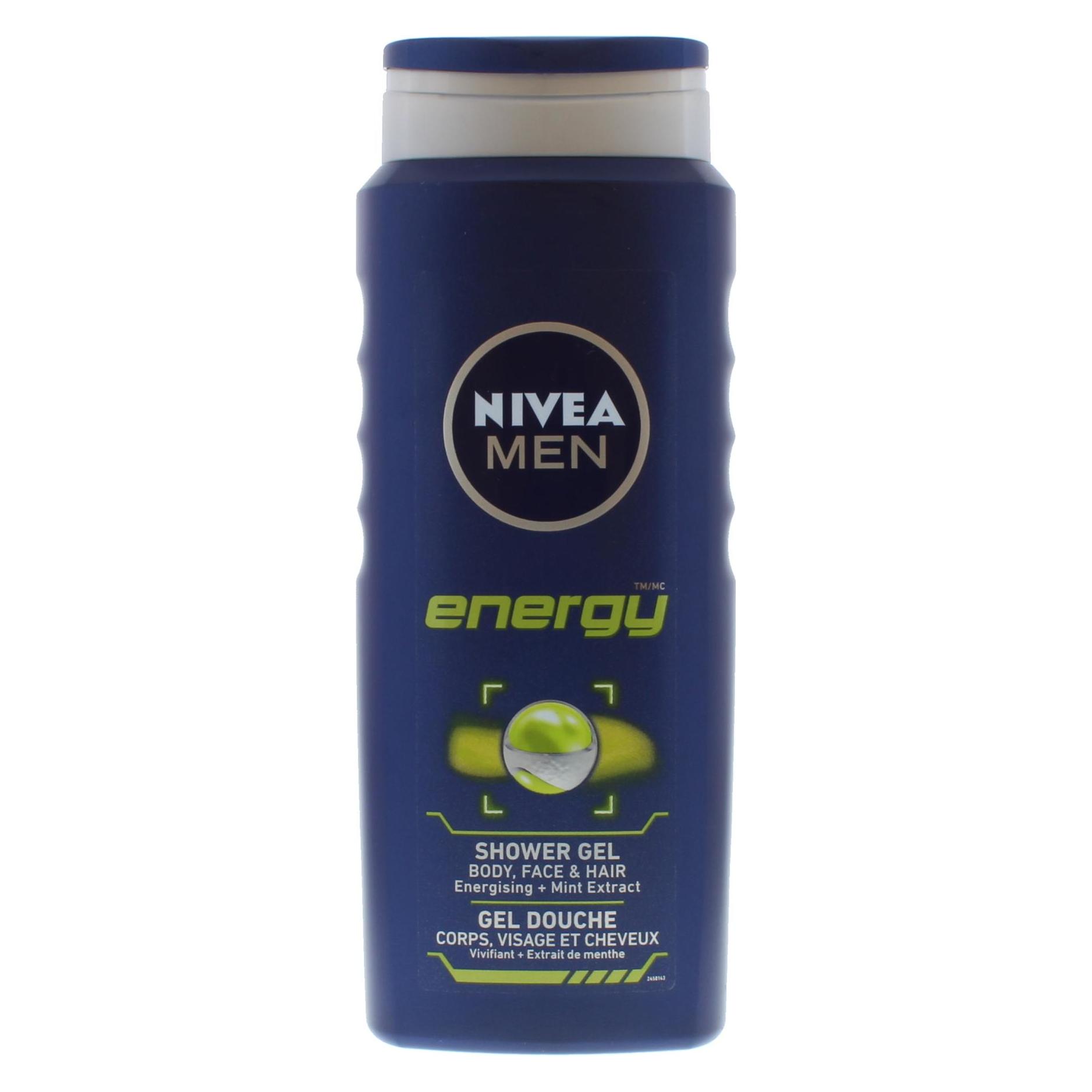 Nivea Men Energy 3-in-1 Duschgel 500ml (500 ml) (80786)