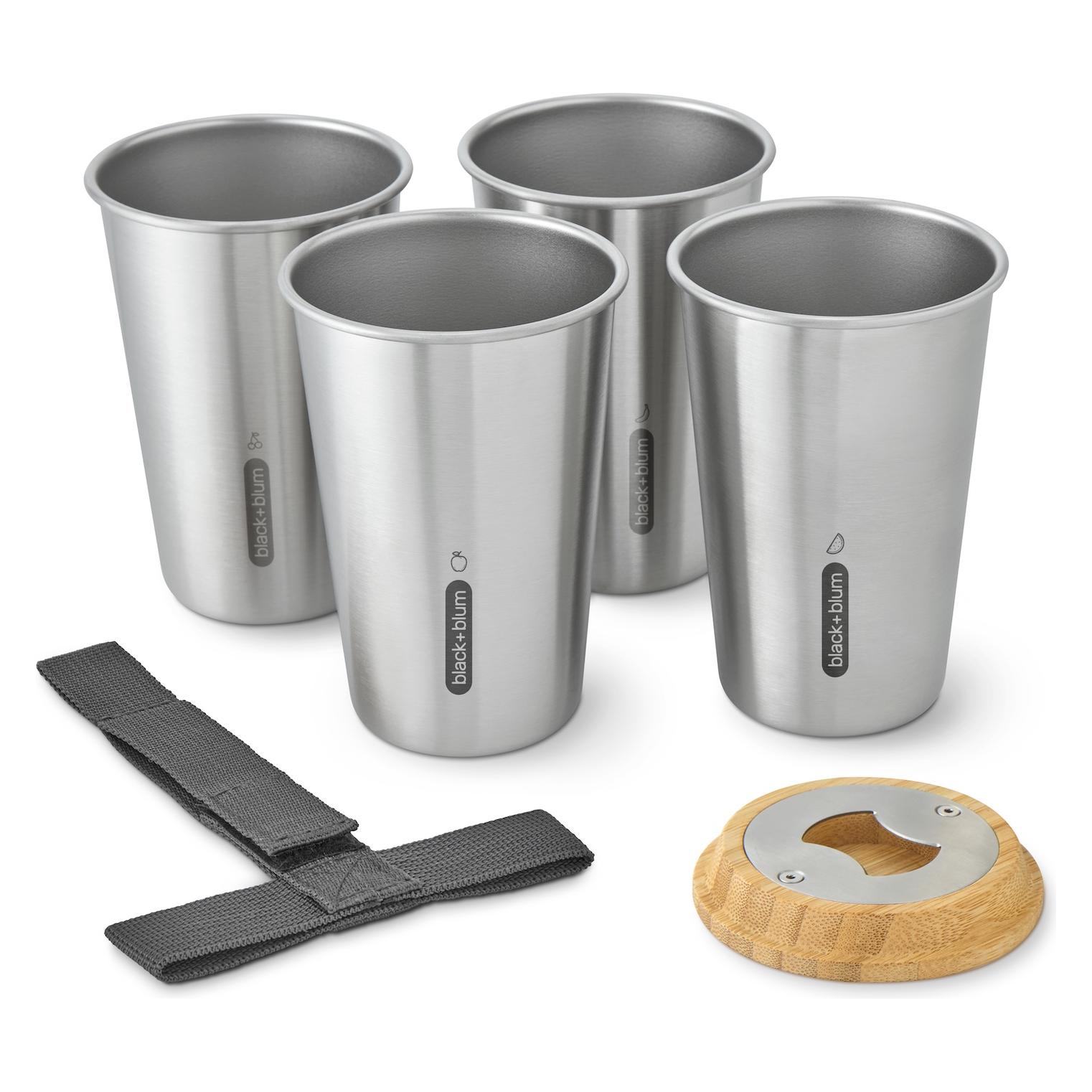 Black + Blum Steel Cup Set - Edelstahl-Becher (OL-CUP001)
