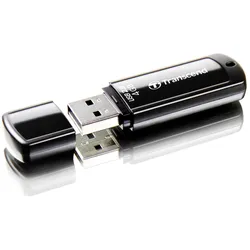 Transcend JetFlash 350 - USB-Flash-Laufwerk - 4 GB - USB 2.0 - Schwarz