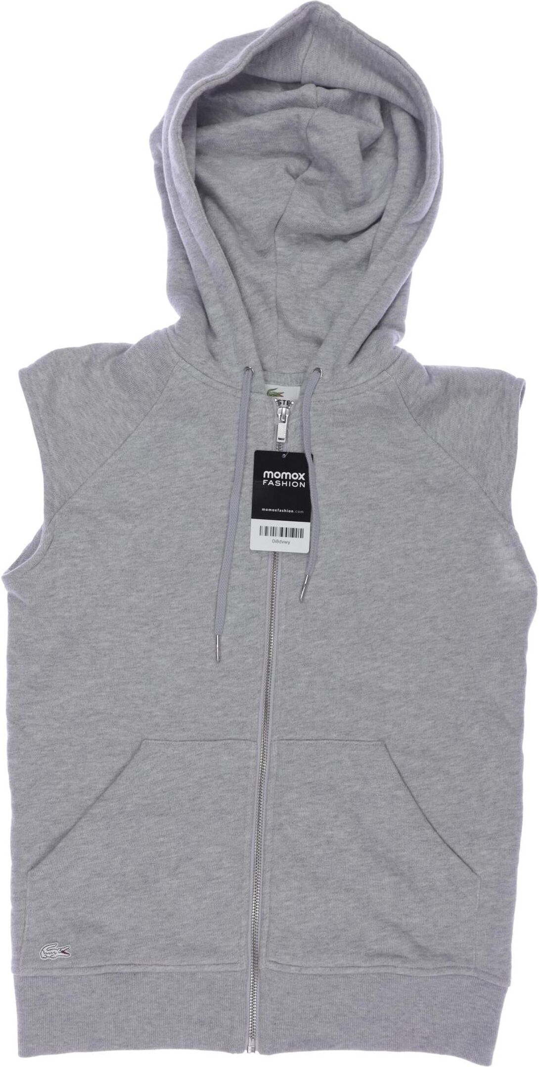 Lacoste Sport Damen Weste, Grau, Gr. EU 34, Baumwolle - Second Hand