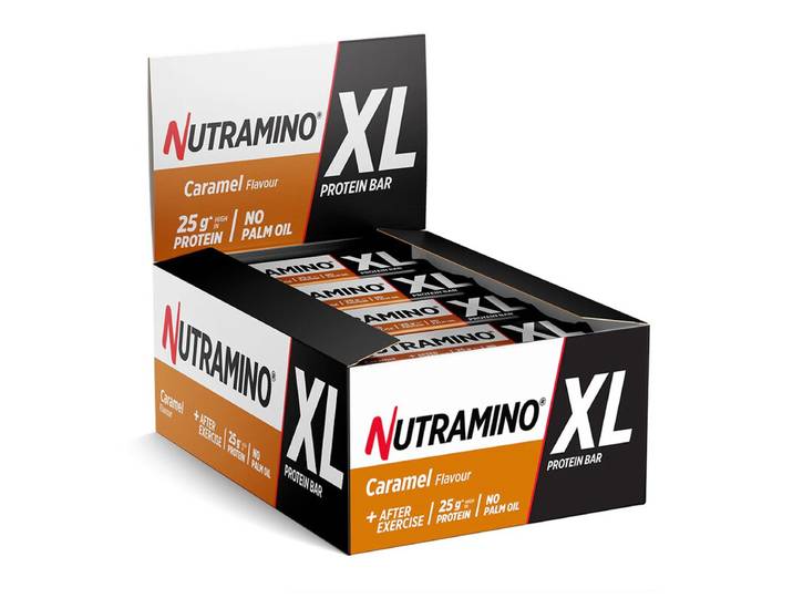 Nutramino XL Barres protéinées chocolat caramel 16 x 74 g
