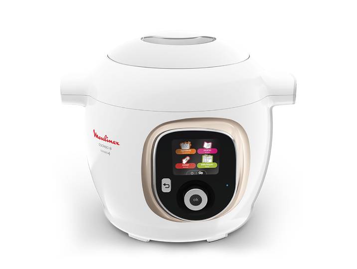 Multicuiseur intelligent Moulinex Cookeo+ Connect 200 recettes Blanc CE86DA10