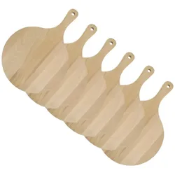 6er-Set Pizza- und Flammkuchenbretter aus Holz 30 cm Fackelmann Wood Edition