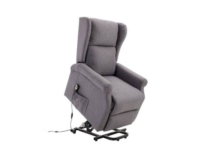 Fauteuil de relaxation releveur Andrew gris chiné