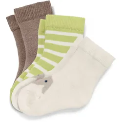 Tchibo - 3 Paar Babysocken - Baby - Gr. 23-26 - weiß