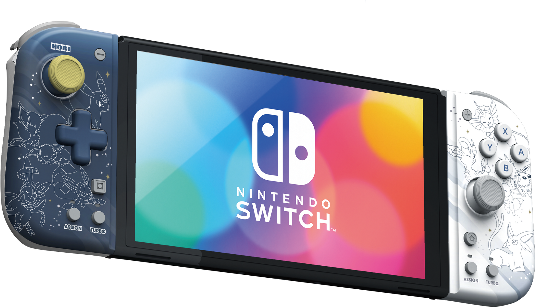 HORI Split Pad Compact Eevee Evolutions for Nintendo Switch - Official Nintendo Licensed Handheld Controller