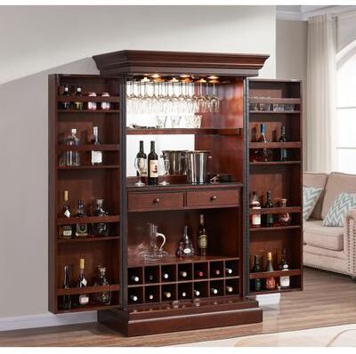 HB Home The Ashton Home Bar and Wine Cabinet