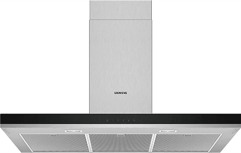 REACONDICIONADO Seminuevo Muy bueno Campana decorativa - Siemens LC96BHM50, 604 m³/h, 4 potencias, 90 cm, Inox