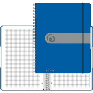 Herlitz Collegeblock 11293750 easy orga, A5, Rand rundum, 80 g/m², 80 Blatt, kariert
