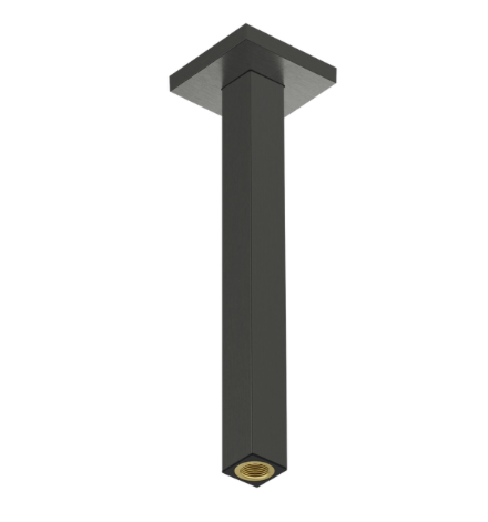 Hansgrohe Deckenanschluss E 24339340 300mm, Brushed Black Chrome