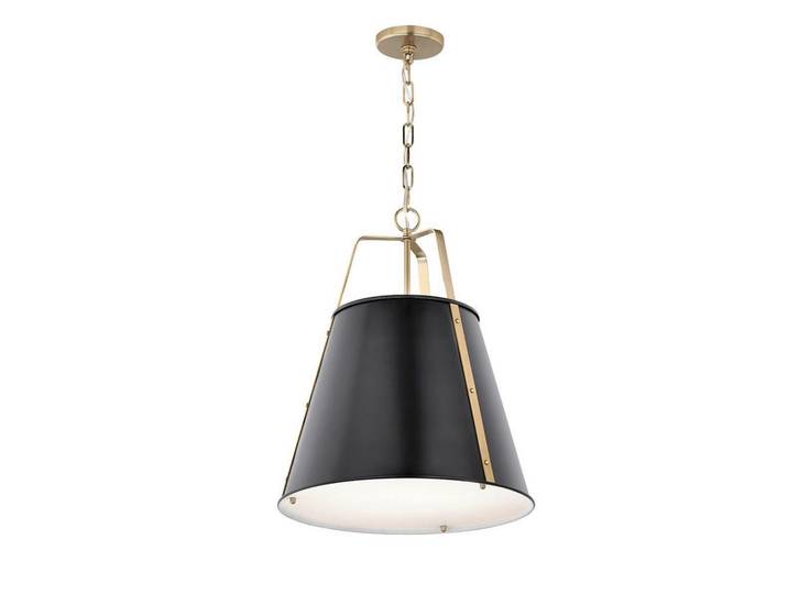 Elstead Lighting Hängeleuchte Kichler, Schwarz, Champagner, Metall, 45.7 cm, Lampen & Leuchten, Innenbeleuchtung, Hängeleuchten, Pendelleuchten