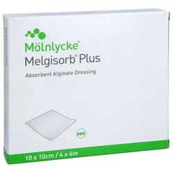 Melgisorb Plus Alginat 10x10 cm steril