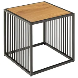 Actona Beistelltisch Bristol Holzoptik Braun Wildeiche
