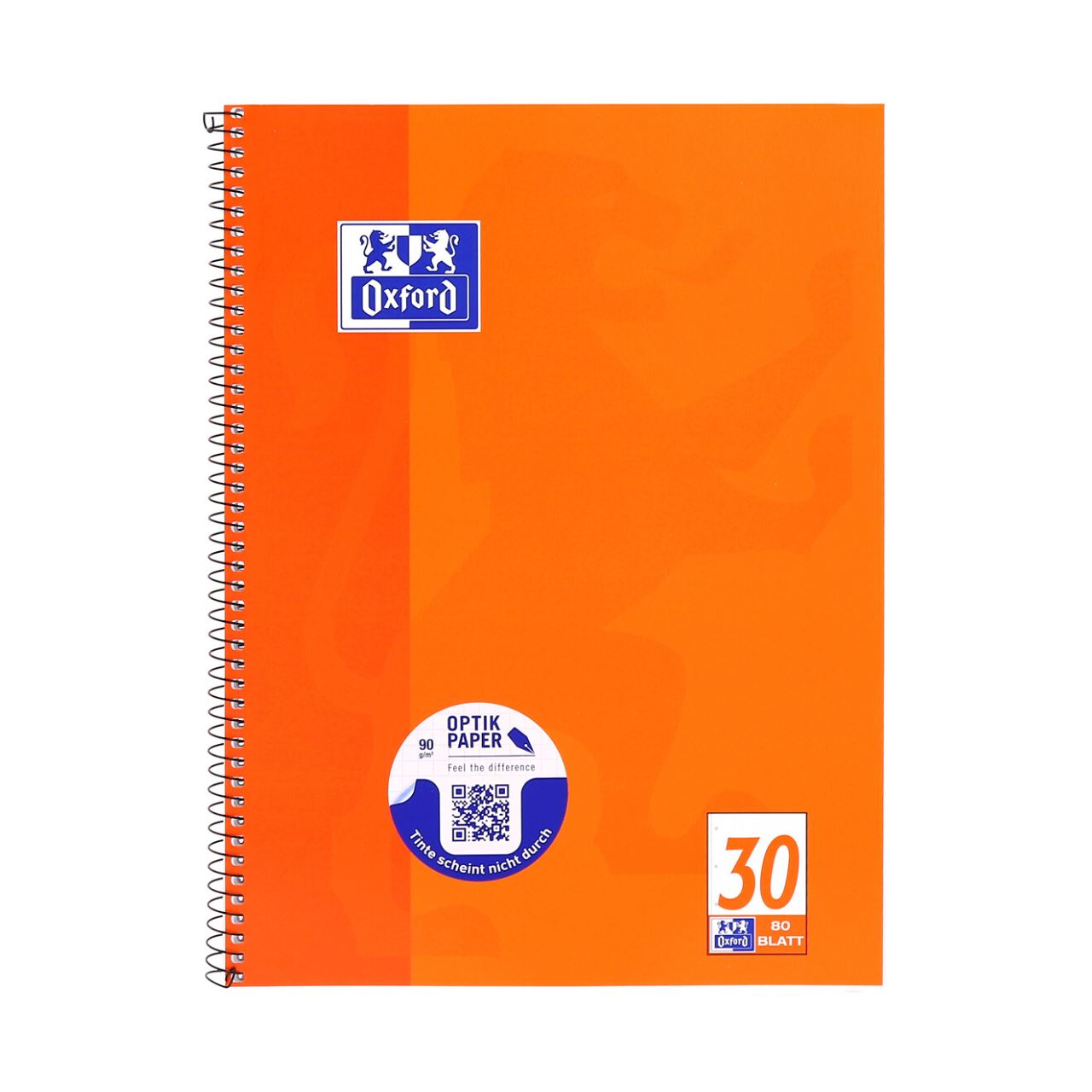 OXFORD Collegeblock Schule Lineatur 30 blanko DIN A4 Innenrand