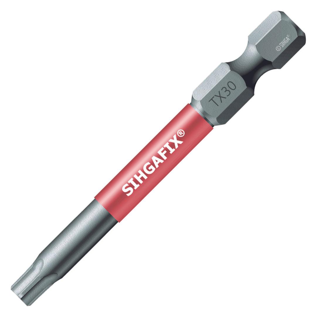 Sihga Schraubendreher-Einsätze FIX 60 mm (Innensechsrund TX) (40122)