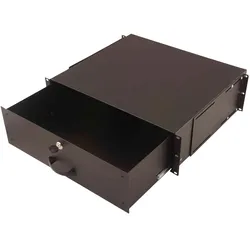 Digitus 19" Serverschrank Schublade für Tastaturen & Dokumente 3HE RAL9005 schwarz (DN-19 KEY-3U-SW)