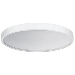 Esylux EO10850639 Runde, flache LED-Anbauleuchte mit pulverbeschichtetem Aluminiumgehäuse, DALI-2-Lichtsteuerung (DT8) und Tunable White SVENJA CL