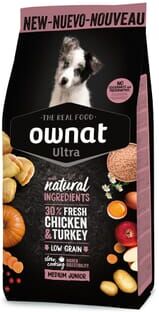 Ownat Ultra Medium Junior Dog 3 kg