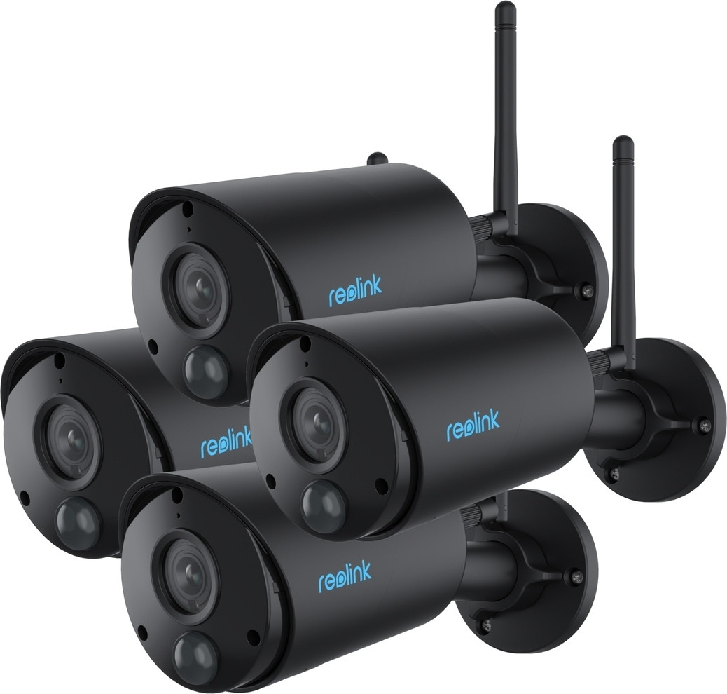 Reolink Argus Serie B320-B Batterij-WiFi Set, 4 stuks
