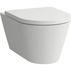 LAUFEN Kartell Wand-WC, Tiefspüler, mit Silent Flush spülrandlos, 545x370x355mm, H8213317570001, Farbe: Weiß Matt