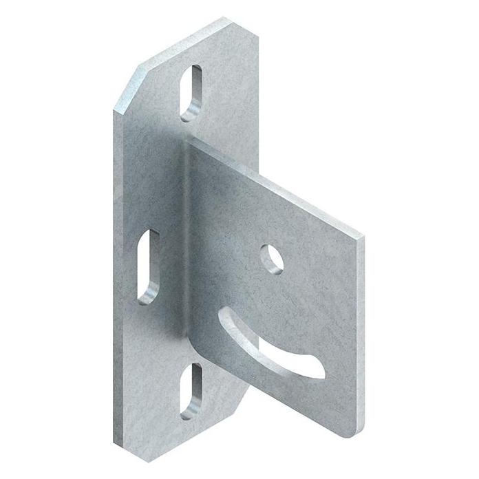 Niedax NIE KUGH50 Schraubkopfplatte für Profil U 50 horizontal verstellbar (KUGH50)