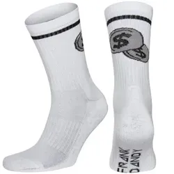Frank Dandy Half Terry Sock Weiß Muster Gr 36/40