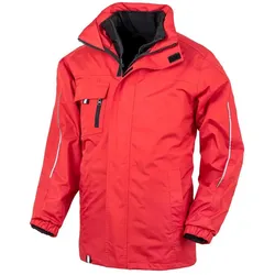 Result Clothing, Unisex, Velojacke, 3-in-1 Transit Jacket With Printable Softshell Inner, Rot