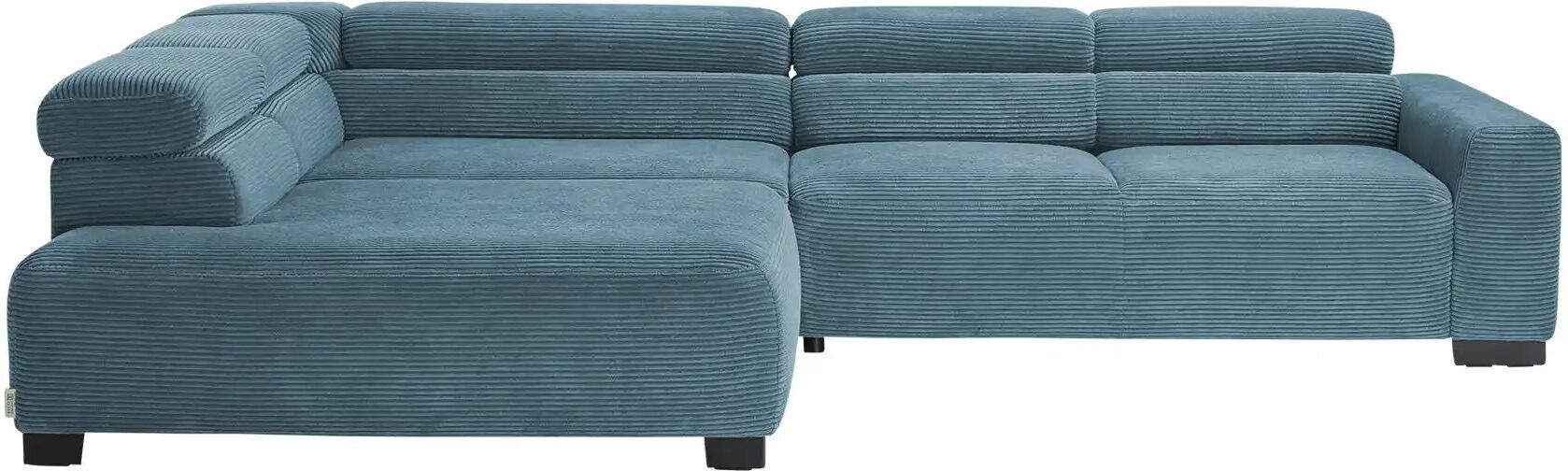 Jette Home Ecksofa aus Cord Jette Flirt ¦ türkis/petrol ¦ Maße (cm): B: 311 H: