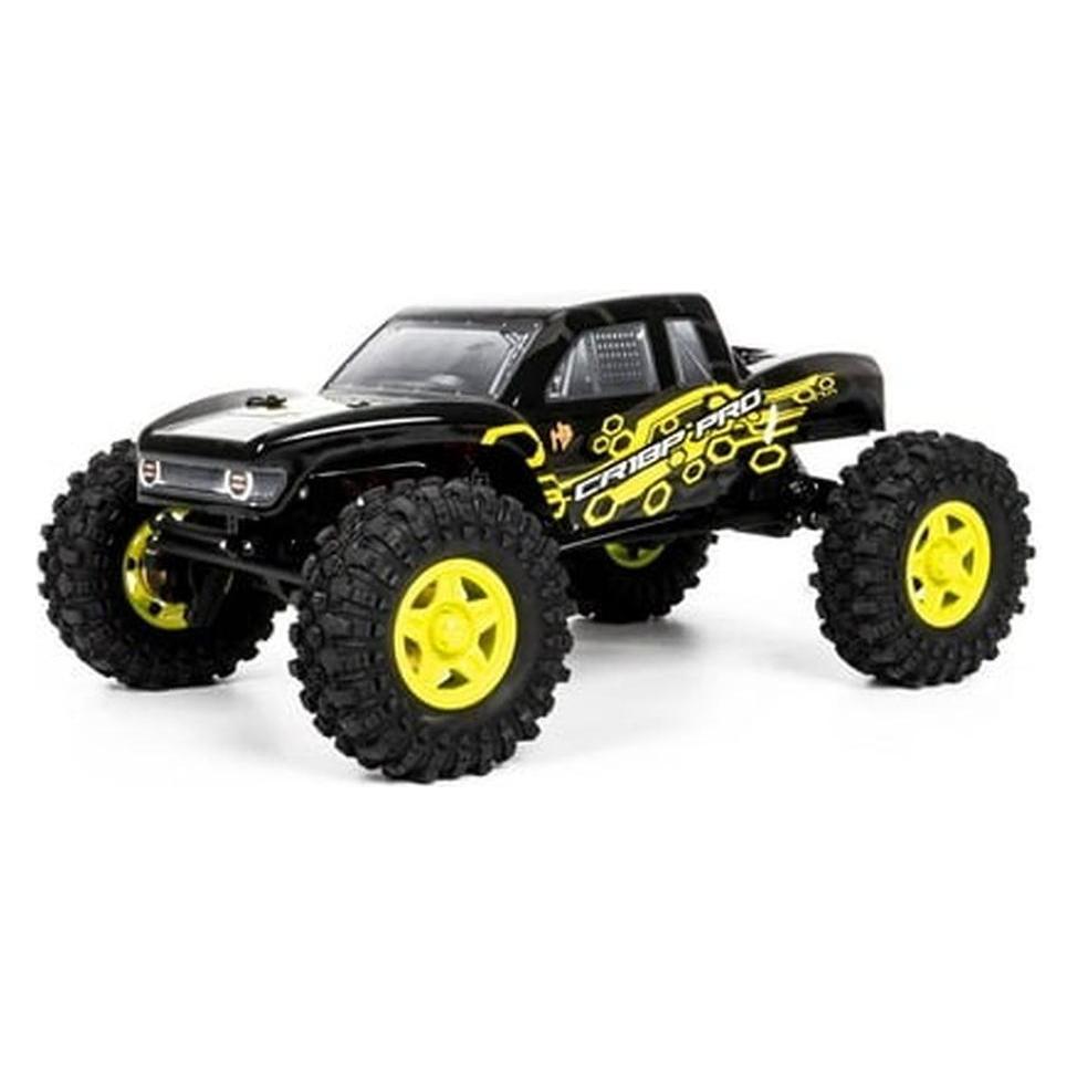 Absima Hobby Plus CR18P EVO PRO JUICED Gelb Brushless 1:18 RC Modellauto Elektro Truggy (RTR Ready-to-Run) (AB1810360-JUYW)