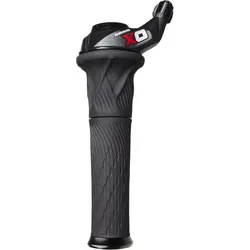 SRAM X0 Drehgriffschalter 2-fach links rot inkl. Lock-On Griffe