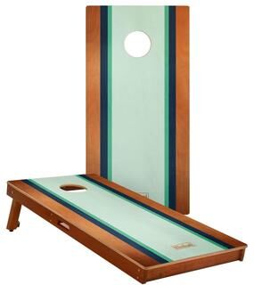 Skip's Garage Gidget Surf Solid Mahogany All-Weather Cornhole Boards