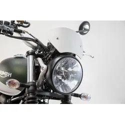 SW-Motech Windschild - Silbern. Triumph Street Scrambler 900 (16-).