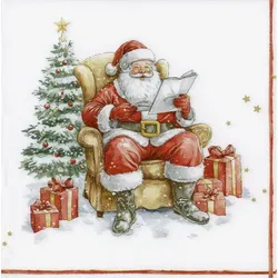 Papierservietten "Santa", 33 x 33 cm, 20 Stück