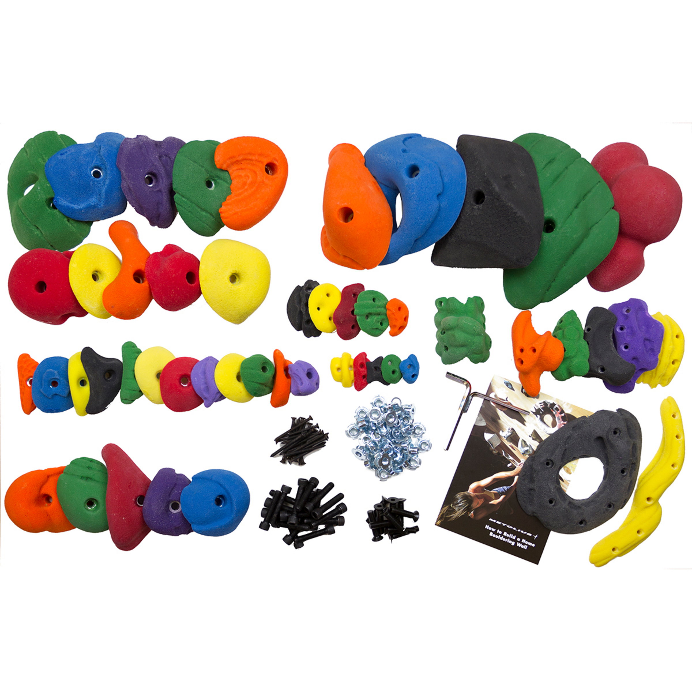 Metolius PU Mega Pack 50 Griff-Set Klettergriffe Training & Fitness